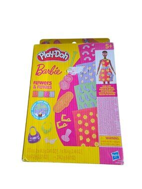 Play-Doh Barbie Flowers & Florals Fashion Set For Kids 5+ Includes Accessories